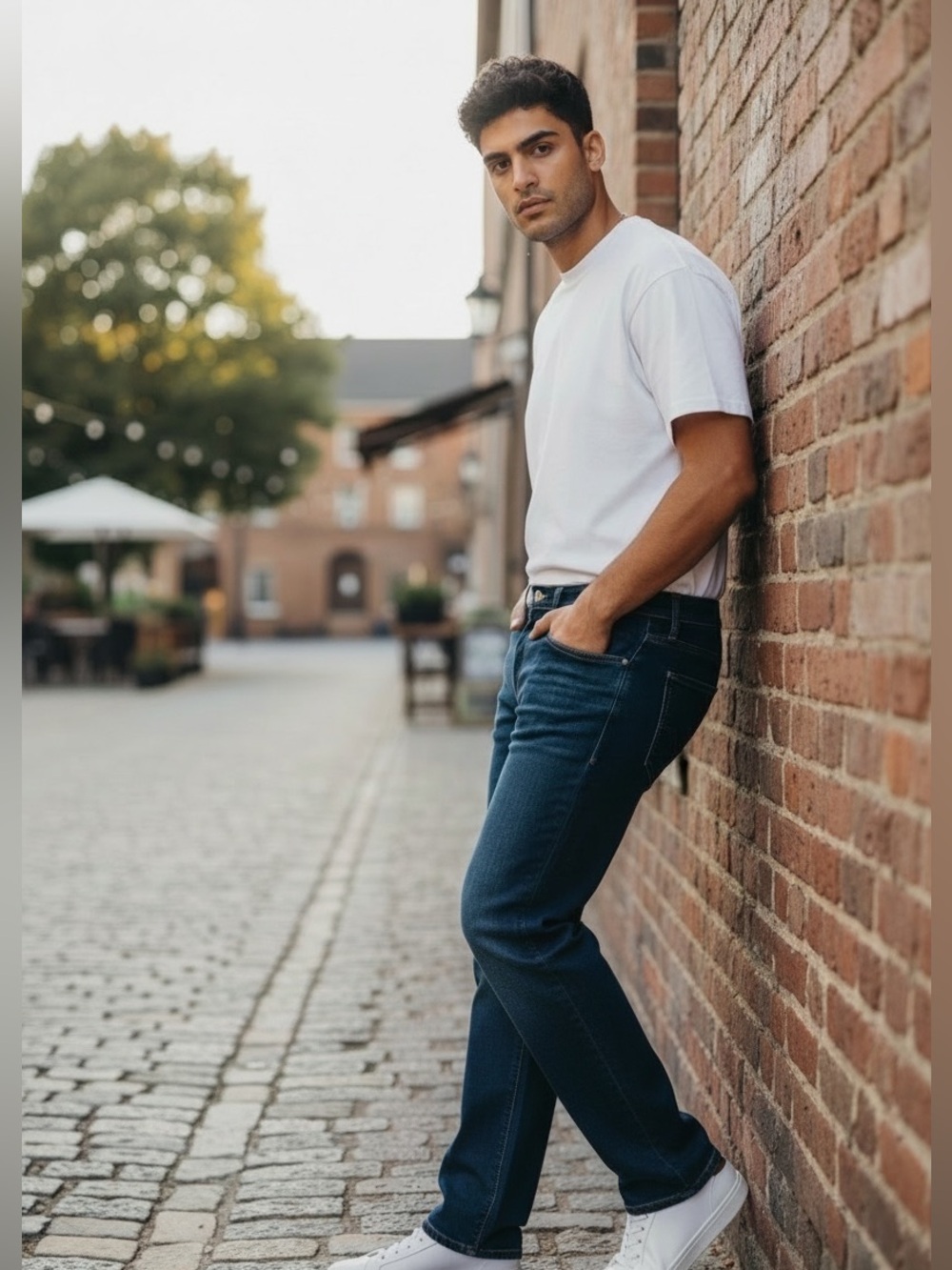 Mavi Men’s Indigo Slim Straight Jeans